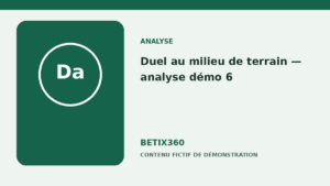 Duel au milieu de terrain — analyse démo 6