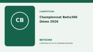 Championnat Betix360 Démo 2026