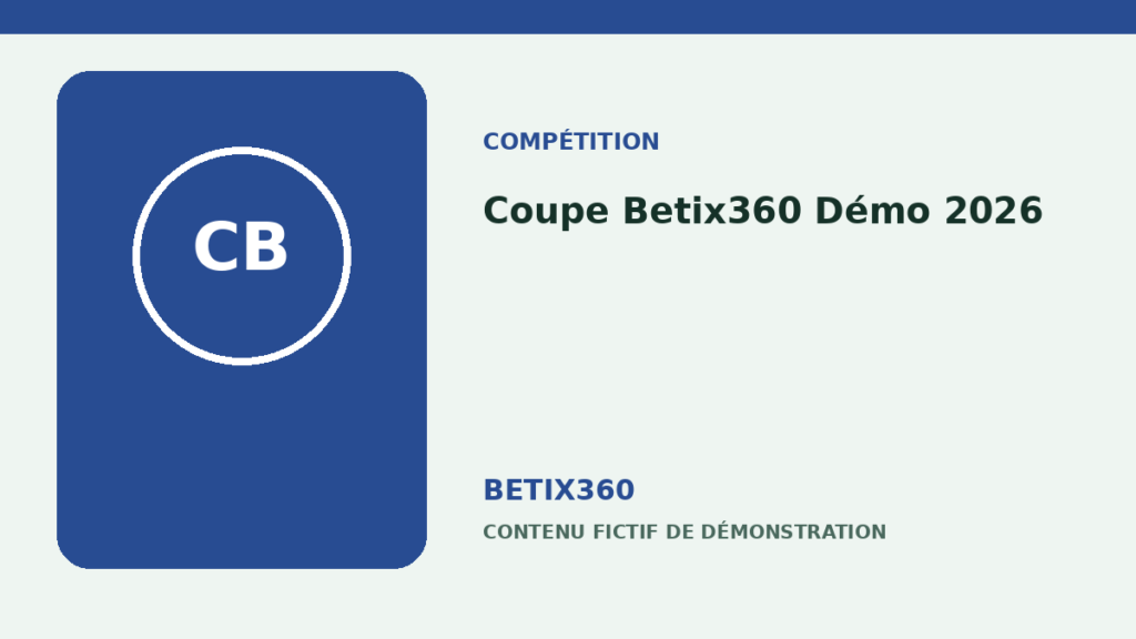 Coupe Betix360 Démo 2026