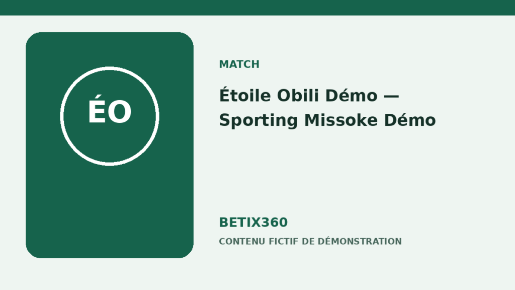 Étoile Obili Démo — Sporting Missoke Démo