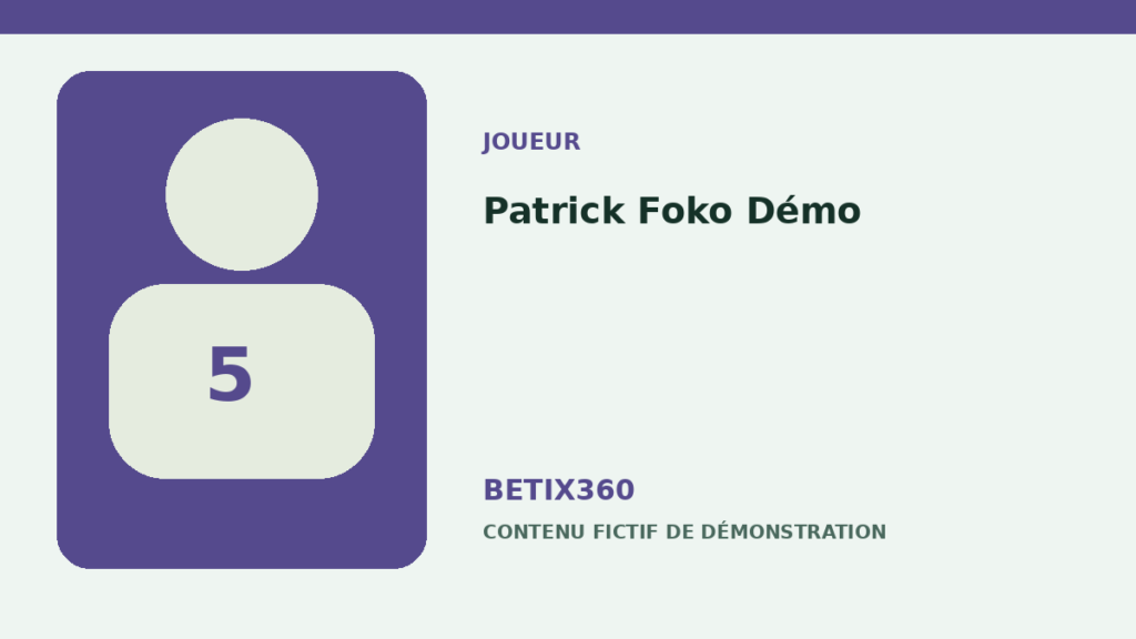 Patrick Foko Démo